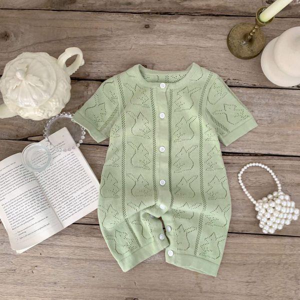 小兔子薄款針織連身衣 