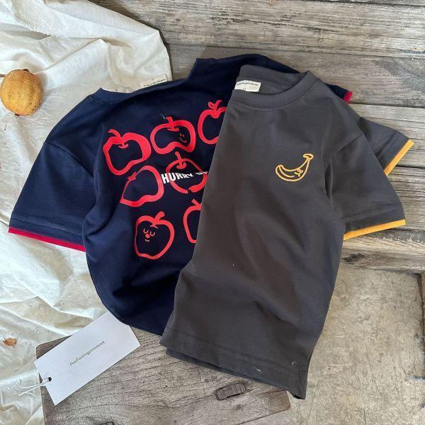 滿印香蕉蘋果上衣 