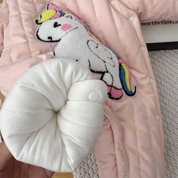 暖冬小飛馬鋪棉連身衣 