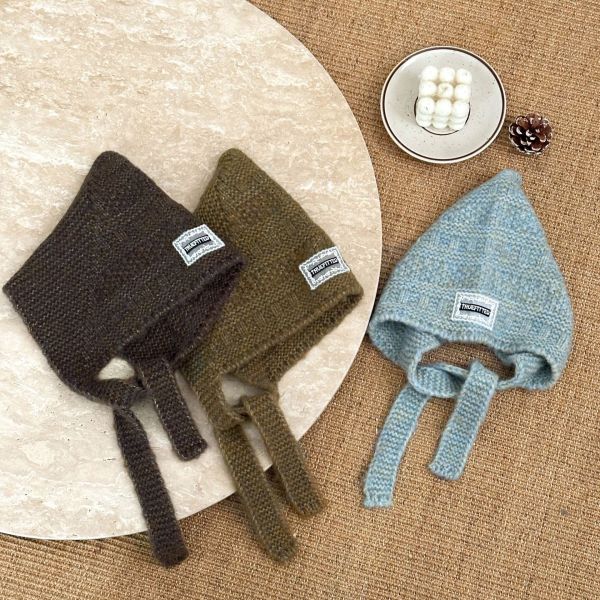 北歐精靈綁結毛帽 