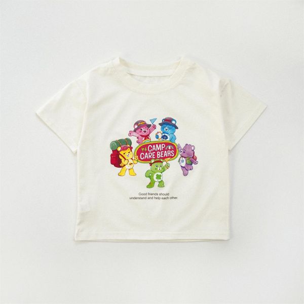 繽紛小熊字母半袖上衣 