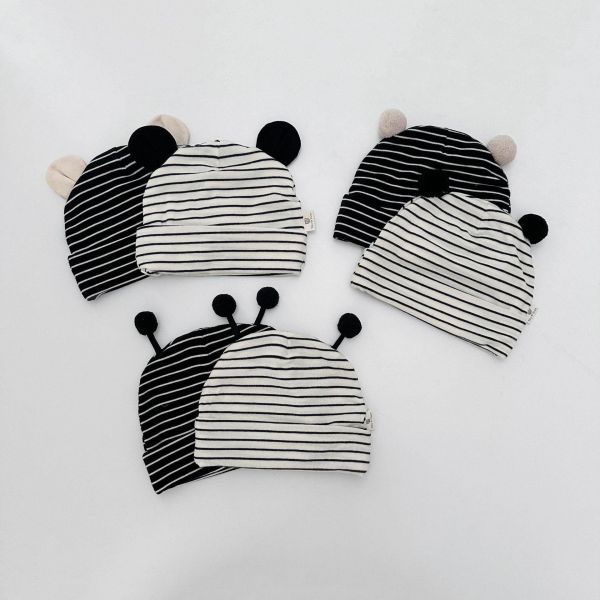 小瓢蟲條紋套頭帽 