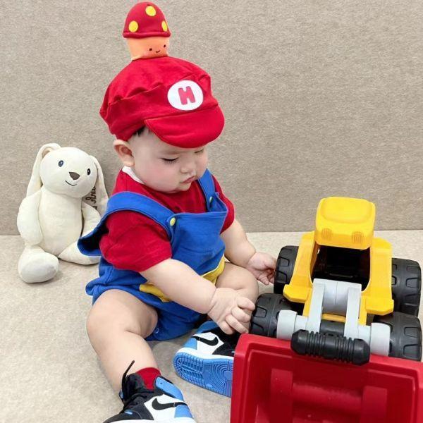 可愛香菇兄弟短袖三件組 