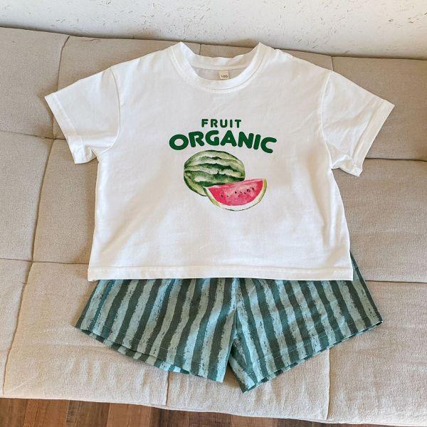 夏天到了西瓜兄妹裝 