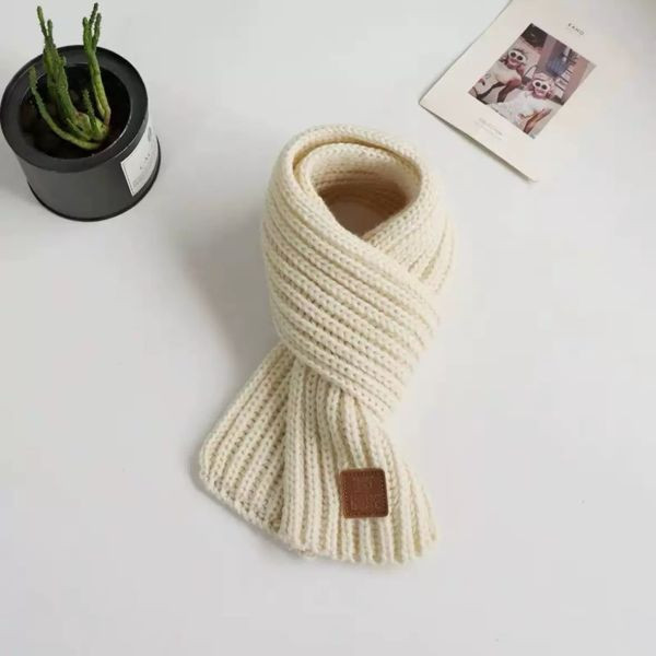 【現貨】暖暖小標誌針織圍巾 