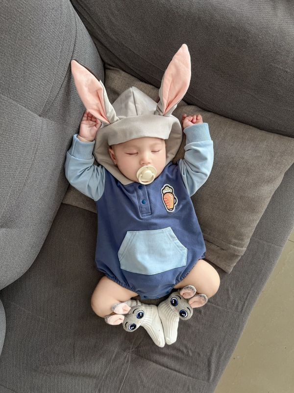 長耳小動物造型連帽包屁 