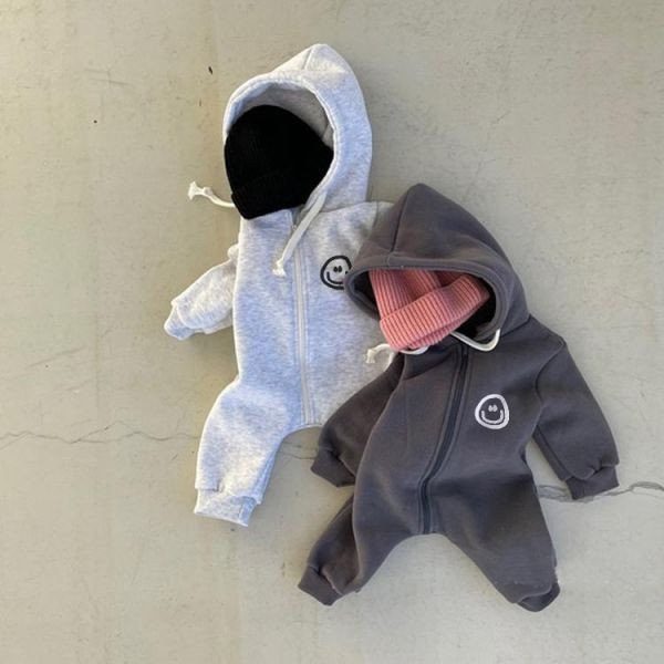 大大的笑臉連帽外出服 