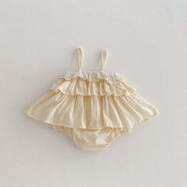 夏季木耳邊滿月包屁 