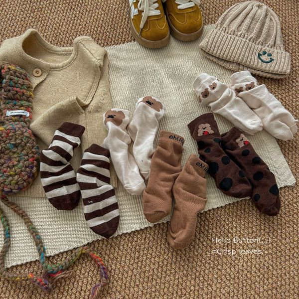 Oh lala 小熊襪襪組｜五入 