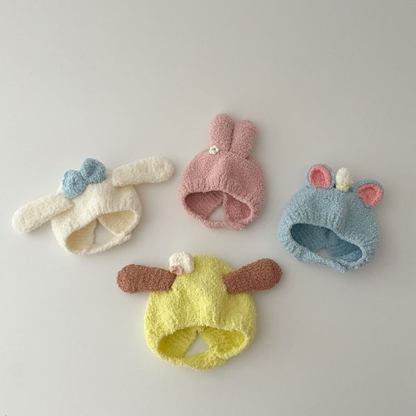 馬卡龍動物保暖帽 