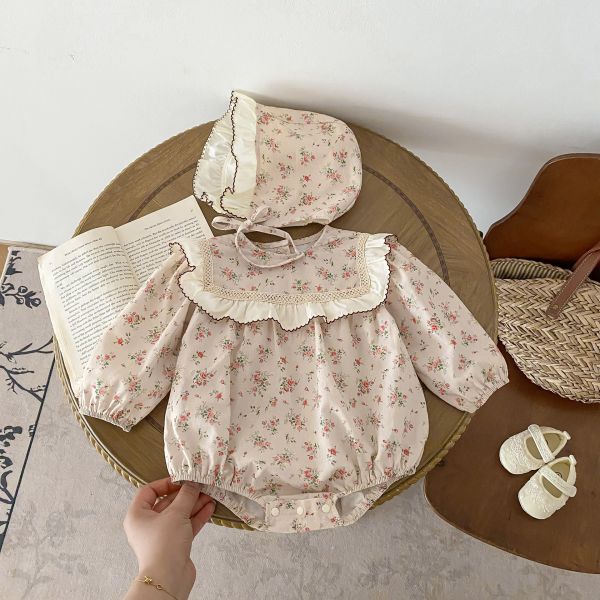 滿月公主花束包屁｜附帽 