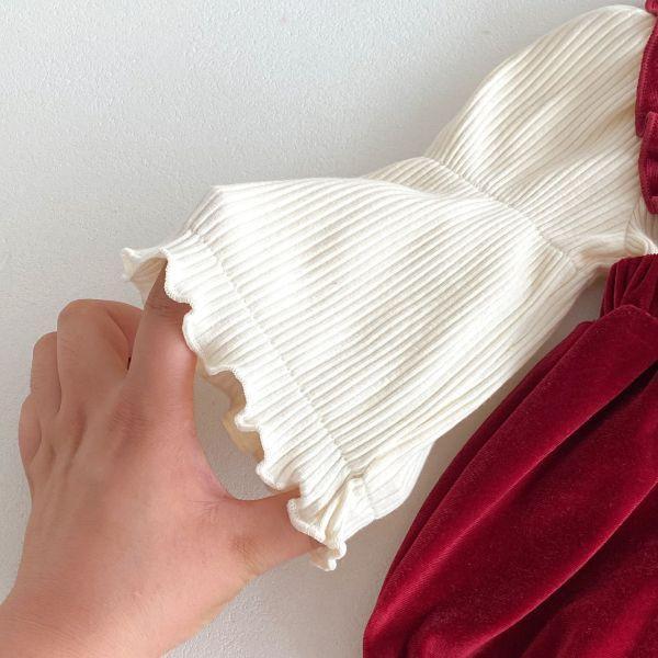 【現貨】新年滿月公主兩件式連身衣 