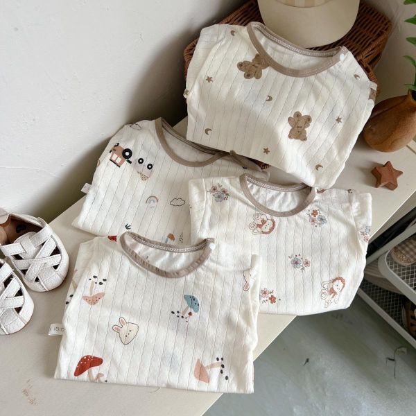 可愛好療癒款滾邊包屁 