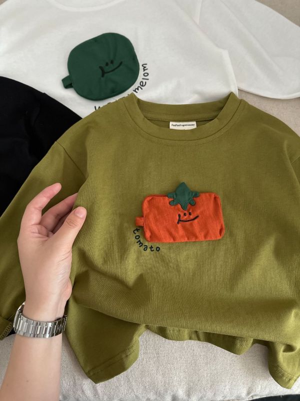 日系風！水果家族長tee 