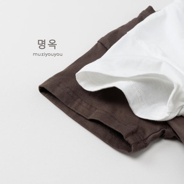 冬日小熊插畫短袖上衣 