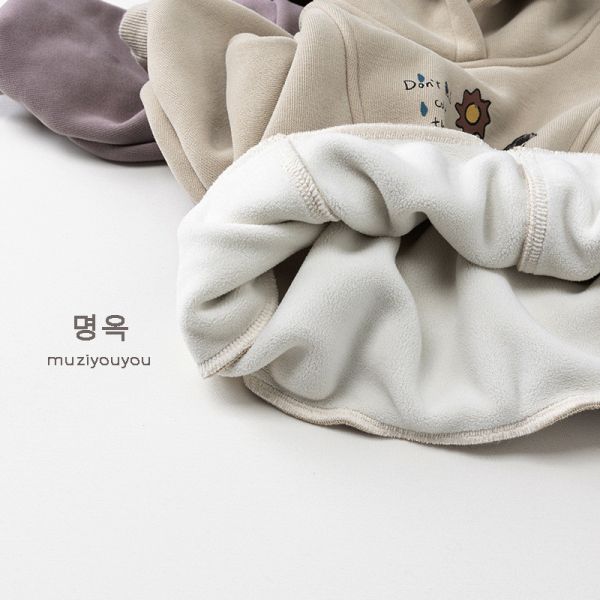 森林小屋刷毛連帽上衣 