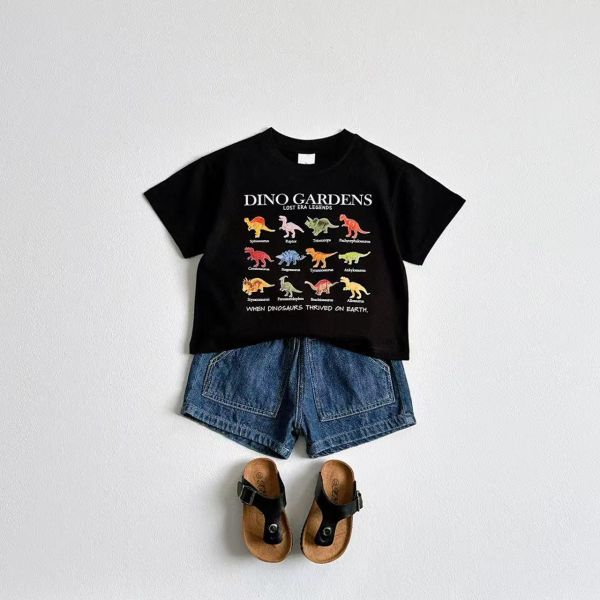 多款多色恐龍短tee 