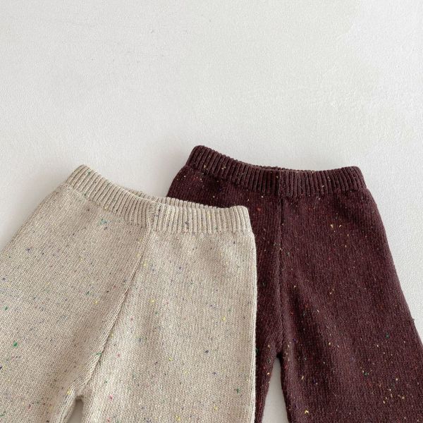 小麥波紋針織套裝 