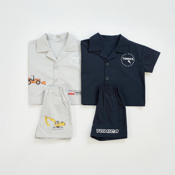 TOMICA挖土機短袖套裝 