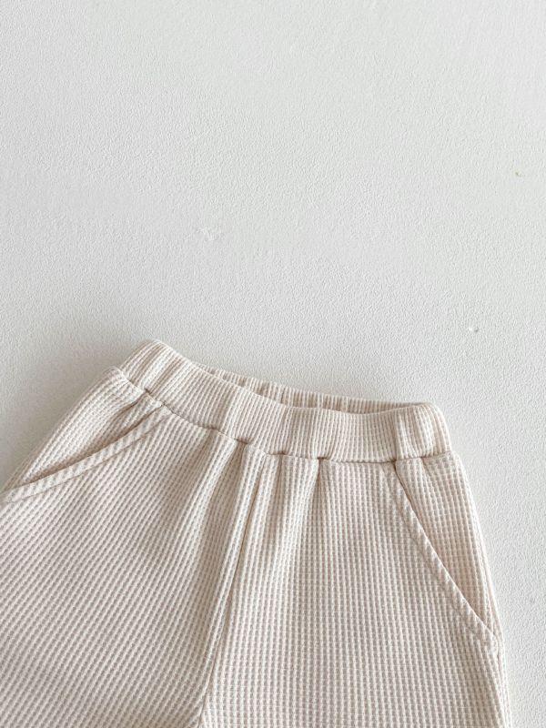 鬆餅格明線小熊套裝 