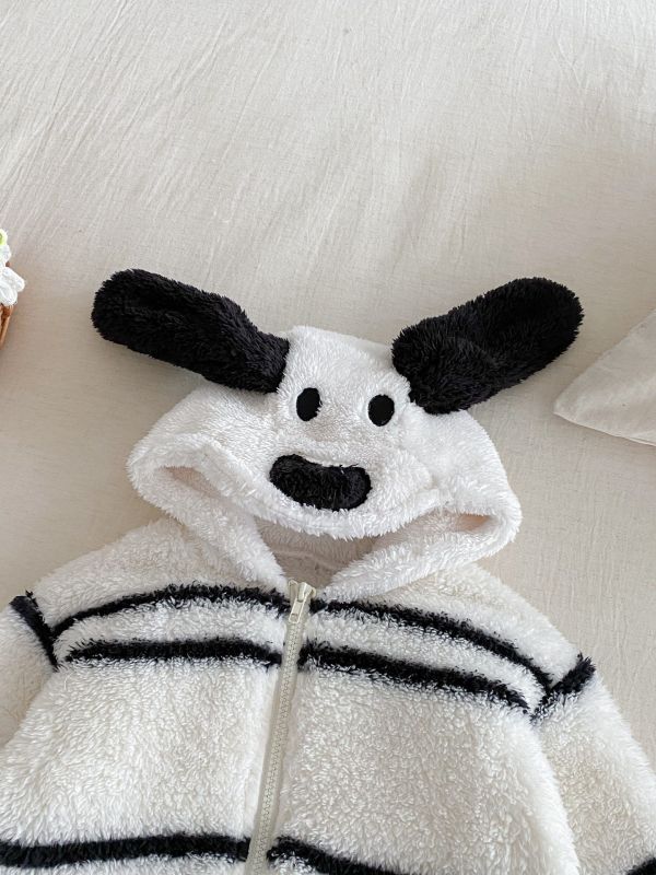 奶油小狗狗軟絨絨套裝 