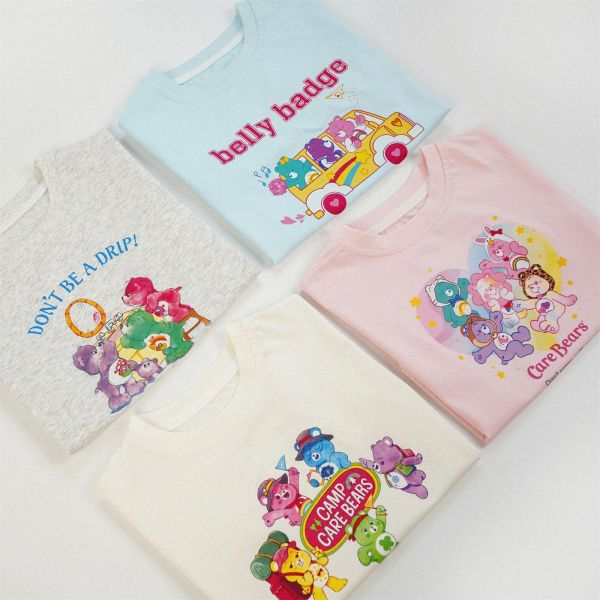 繽紛小熊字母半袖上衣 