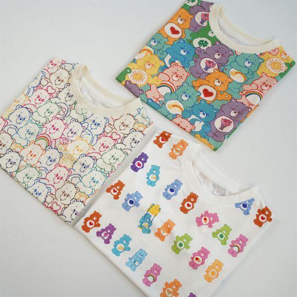 滿印彩虹熊短袖上衣 