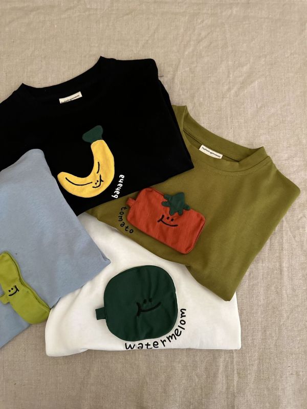 日系風！水果家族長tee 