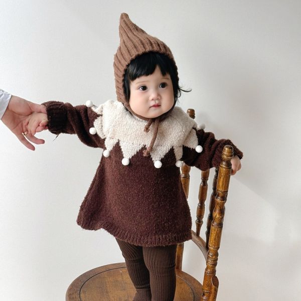 冬日小精靈款針織連衣裙 