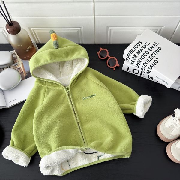 可愛動物派對造型連帽外套 