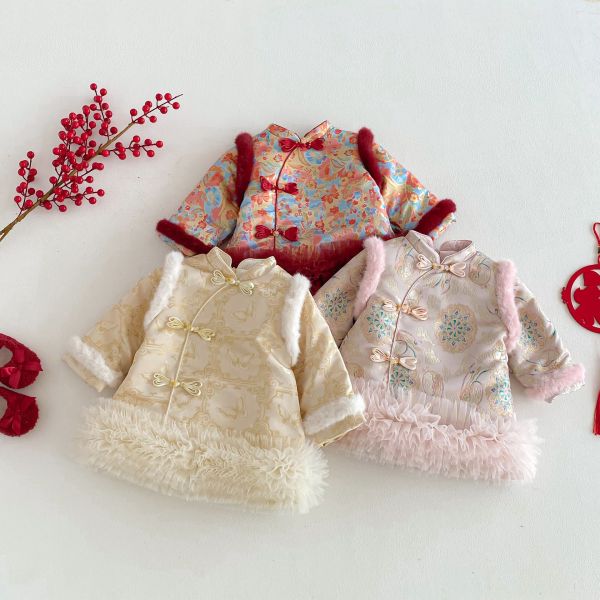 花開富貴中式澎紗賀年服 