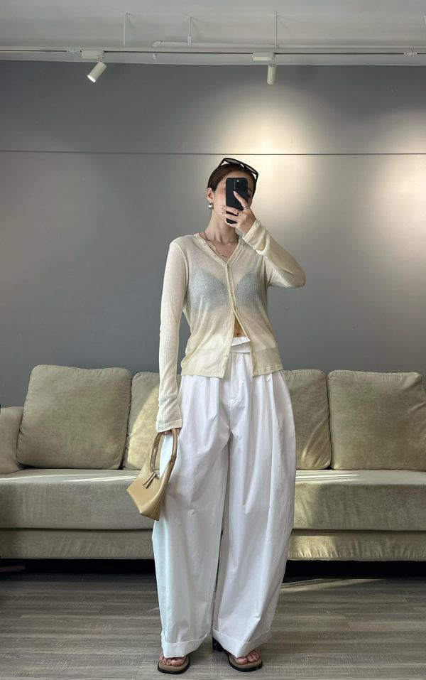 J11 許願上架 小設計透透防曬天絲開襟衫(黃色賣場) 