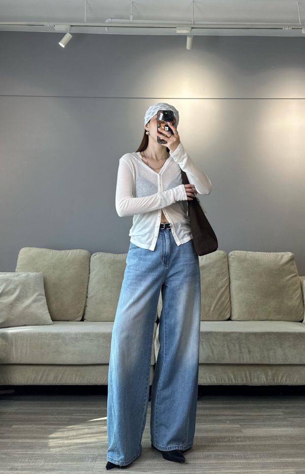 J11 許願上架 小設計透透防曬天絲開襟衫(白色賣場) 