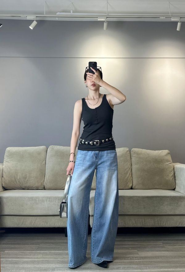 J12 單穿疊搭都漂亮 彈性前釦天絲棉背心(碳灰) 