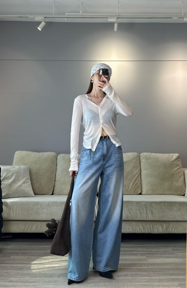 J11 許願上架 小設計透透防曬天絲開襟衫(白色賣場) 