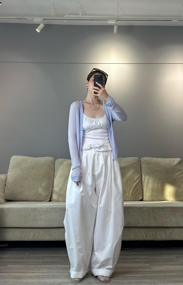 J11 許願上架 小設計透透防曬天絲開襟衫(藍色賣場) 