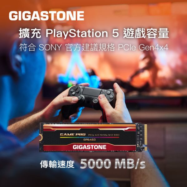 GIGASTONE 電競固態硬碟 M.2 NVMe PCIe Gen4 內接式SSD｜500GB/1TB/2TB 最高7000MB/s GIGASTONE 電競固態硬碟 M.2 NVMe PCIe Gen4 內接式SSD｜500GB/1TB/2TB 最高7000MB/s