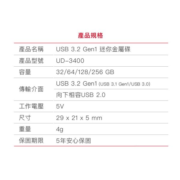GIGASTONE USB3.2 極高耐用隨身碟｜256GB/128GB/64GB/32GB ｜MIT台灣製造 Gigastone,268GB,USB3.2,鋅合金,輕巧耐用,隨身碟, UD-3400,256G,USB,高速隨身碟,原廠,全球,保固5年
金屬質感,輕巧迷你,4g