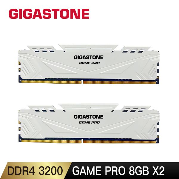 GAME PRO DDR4 3200 16GB 電競超頻 桌上型記憶體 (PC專用/8GBx2) DDR4,3200MHz,16GB,筆記型記憶體,2入組Gigastone,Intel,AMD,DRAM16GB,SODIMM,5年保固