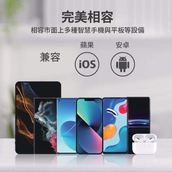 GIGASTONE Type-C 20W三合一充行動電源 10000mAh QP-10100W｜支援 iPhone17/無線充電/PD3.0/雙向快充/LED顯示 Gigastone QP-10100W, 同時三台充電, Type-C, Type-A, 支援PD3.0/QC3.0, PD3.0, QC3.0 ,Ligntning,無限快充,15W,LED電量顯示,20WPD快充,無線充行動電源