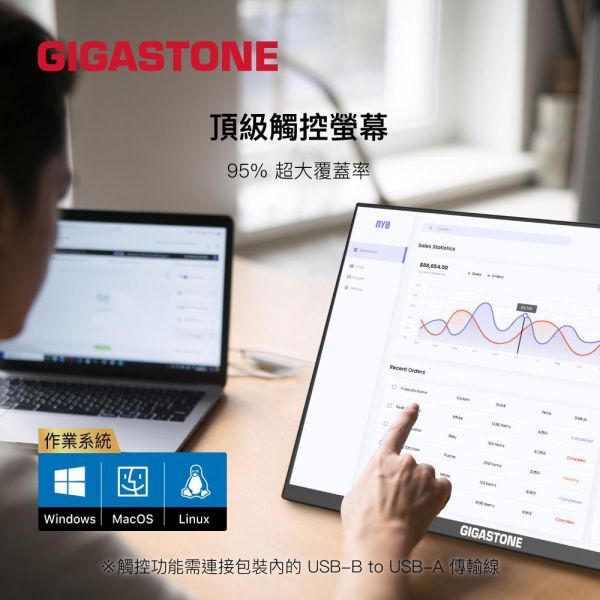 GIGASTONE 27型 IPS FHD 極窄邊框觸控螢幕 自帶喇叭 護眼螢幕｜三年保固 Gigastone,螢幕,Monitor,IPS,FHD,LT-27FA51,護眼,極窄邊框,觸控螢幕,VESA 壁掛支援,電腦螢幕,筆電外接螢幕,TV 電視盒適用,Switch 遊戲螢幕,PS5 遊戲螢幕,Xbox 螢幕,三年保固,福利品螢幕,十點觸控螢幕,傾斜可調螢幕,長時間使用護眼,低延遲螢幕,雙螢幕配置,高解析度,廣視角,低藍光,FlickerFree,遊戲螢幕,HDMI 螢幕