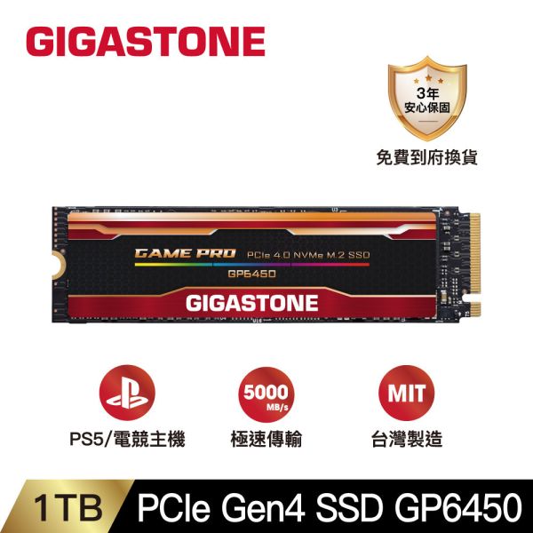 PCle Gen4 SSD GP6450 1TB PCle Gen3 SSD GP6450 1TB