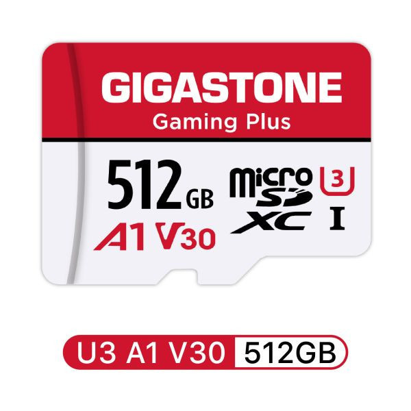 【五入組】遊戲專用記憶卡 Gaming Plus 32GB-1TB (支援Switch/GoPro) Gigastone,MicroSD,A1V30,高速記憶卡,1TB,附轉卡,讀取速度快,五年保固,備份豆腐,switch,空拍機,遊戲部落客,遊戲記憶卡