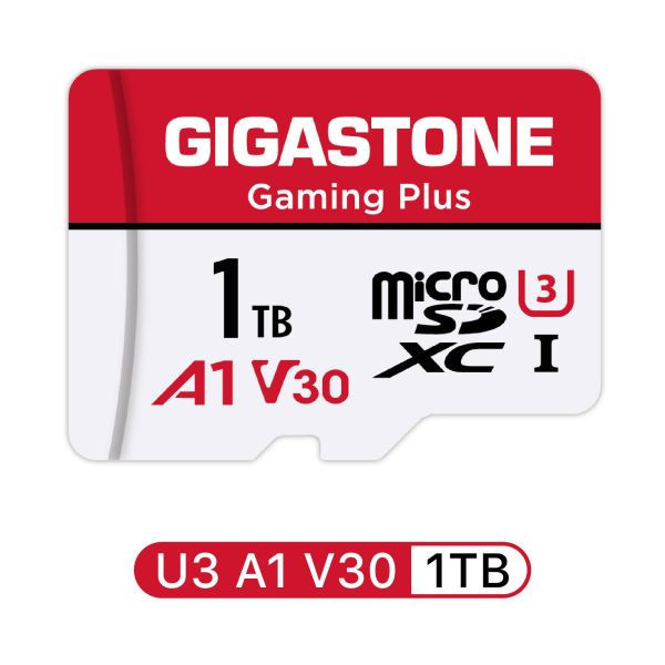 【十入組】遊戲專用記憶卡 Gaming Plus 32GB-1TB (支援Switch/GoPro) Gigastone,MicroSD,A1V30,高速記憶卡,1TB,附轉卡,讀取速度快,五年保固,備份豆腐,switch,空拍機,遊戲部落客,遊戲記憶卡