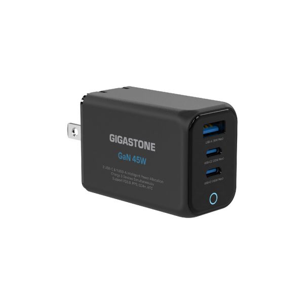 45W｜氮化鎵 GaN USB-C 三孔快速充電器｜PD-7451 PD-7451 GIGASTONE