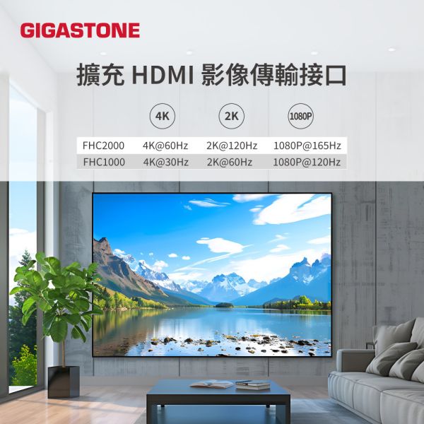 GIGASTONE Type-C to HDMI 2.0 公對母 4K螢幕轉接器｜ HDR影像 / Netflix，Disney+投影｜適合 iPhone17 手機 / MacBook / 筆電 ｜一年保固 GIGASTONE Type-C to HDMI 2.0 公對母 4K螢幕轉接器｜ HDR影像 / Netflix,Disney+投影｜適合 iPhone17 手機 / MacBook / 筆電 ｜一年保固