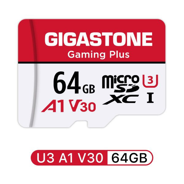 【五入組】遊戲專用記憶卡 Gaming Plus 32GB-1TB (支援Switch/GoPro) Gigastone,MicroSD,A1V30,高速記憶卡,1TB,附轉卡,讀取速度快,五年保固,備份豆腐,switch,空拍機,遊戲部落客,遊戲記憶卡