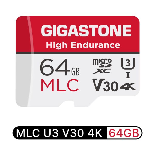 極高耐用記憶卡 MLC High Endurance 32GB-128GB (行車/監控 專用) Gigastone,MicroSD,MLC,高速記憶卡,32GB,附轉卡,讀取速度快,2年保固,備份豆腐,超高效能,連續錄製