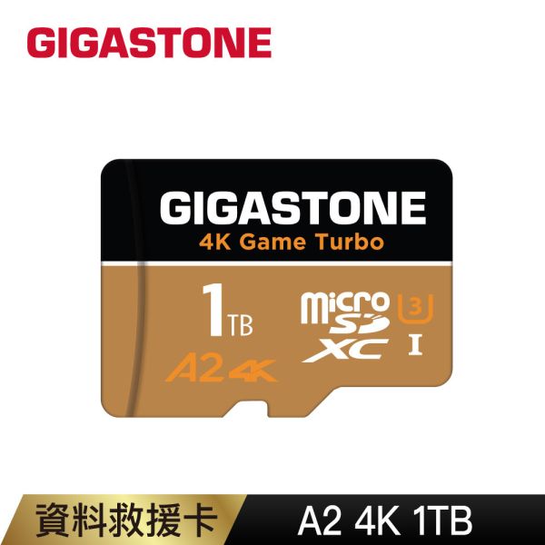 資料救援卡 4K Game Turbo 128GB-1TB Gigastone,MicroSD,A2V4k,高速記憶卡,128GB,附轉卡,讀取速度快,五年保固,備份豆腐,switch,空拍機,遊戲部落客,薩爾達傳說