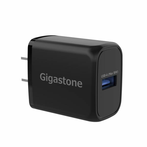 GA-8121B QC3.0 18W急速快充充電器 (支援iPhone 13/12/11/XR/8 充電) Gigastone GA-8121B , QC3.0, 輕巧, 便攜, 國際電壓, 
充電快,